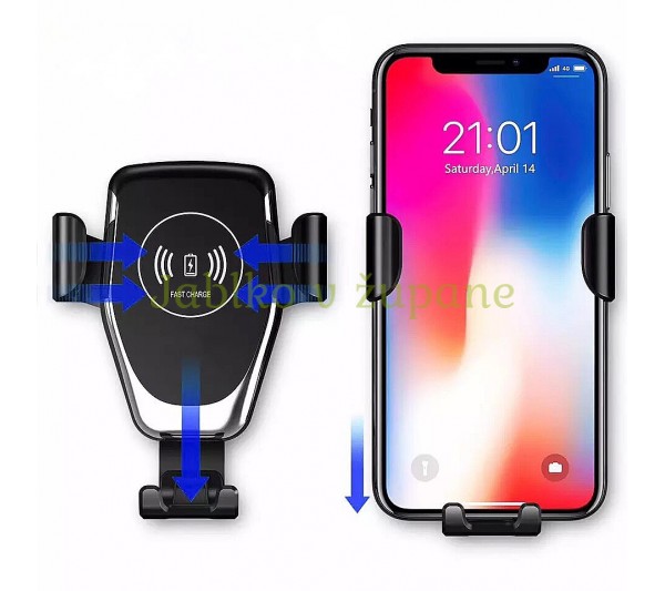 Držiak s bezdrôtovým nabíjaním 2v1